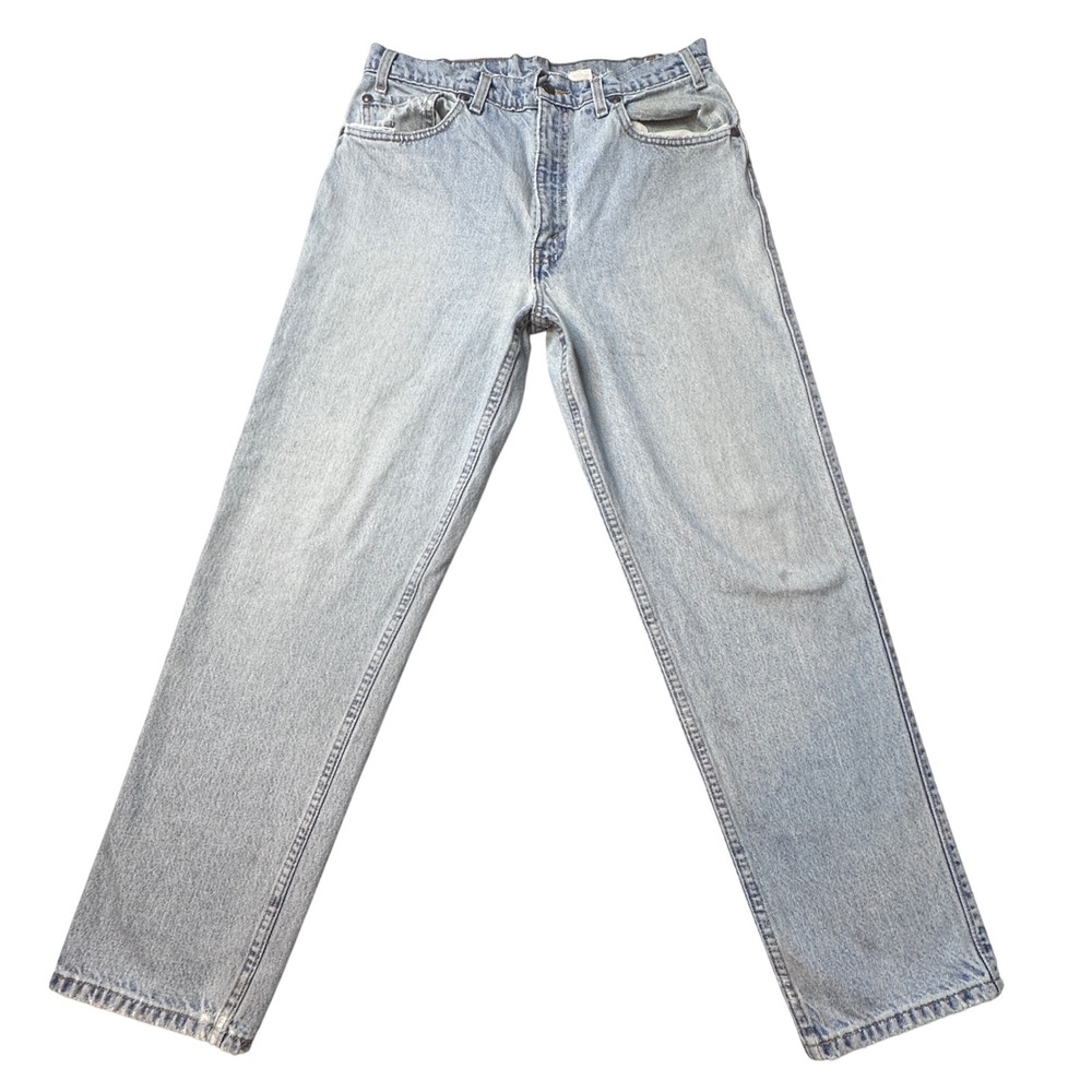 Vintage Levi's 540 Jeans Mens 34x30 (31x29) Blue Relaxed Fit Light Wash 90s